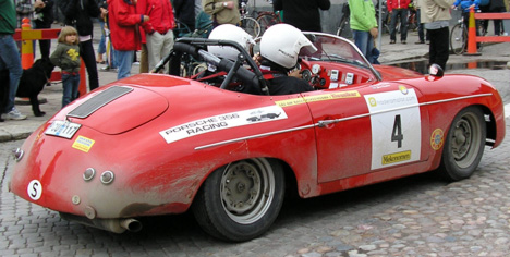 Porsche i Midnattssolsrallyt